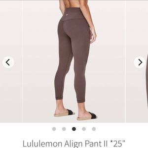 Lululemon Align Pant 25”